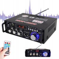 СТЕРЕО УСИЛИТЕЛЬ BLUETOOTH УСИЛИТЕЛЬ ОТЛИЧНЫЙ ЗВУК ЧЕРНЫЙ 600W