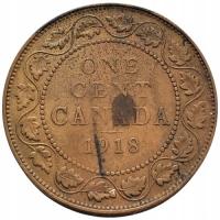 45931. Kanada, 1 cent, 1918r. (czyszczona)