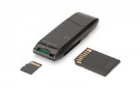 Czytnik kart 2-portowy USB 2.0 SD/Micro SD