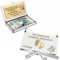 Подарочная коробка для крещения Святого, персонализированный сувенир для крещения Святого