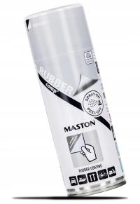 MASTON RUBBER COMP GUMA W SPRAYU 400ML SREBRNA DO FELG WHEEL SILVER POŁYSK