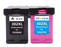 2× Tusze do HP 302 Deskjet 1110 2130 3630 4520