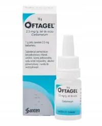 Oftagel 2,5 mg/g żel do oczu 10 g