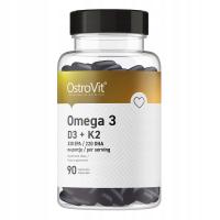 OstroVit Omega 3 D3 K2 90 caps жирные кислоты