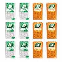 Tic Tac набор микс вкусов мята апельсин конфеты драже 54 г x 12