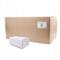 Белое бумажное полотенце ZZ 1W 4000, белизна 75% - для офиса и туалета