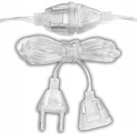 PRZEDŁUŻACZ DO LAMPEK CHOINKOWYCH LED - 5m PRZEDŁUŻKA Do GIRLAND NA ŚWIĘTA