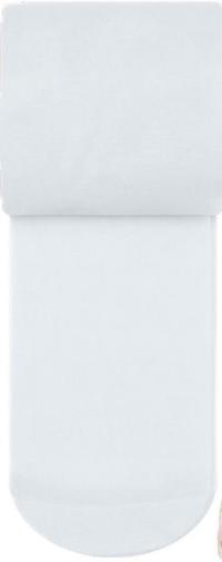 Yoclub детские колготки белый микрофибра