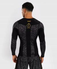Venum x Ilia Topuria Unmatched Rashguard Długi Rękaw Black/Gold