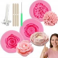 ZESTAW DO ROBIENIA ŚWIEC SOJOWYCH KNOTY FORMA SILIKONOWA ŚWIECZKI ŚWIECE