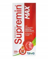 Supremin Max 1,5 mg/ml syrop o działaniu przeciwkaszlowym 150 ml