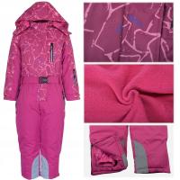 Зимний комбинезон J375-R8 цельный пуховый лыжный флис 122/128