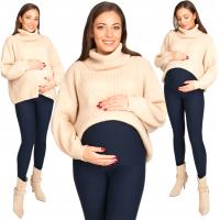 Anda по беременности и родам леггинсы длинные хлопок синий