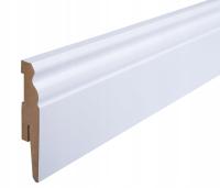 Плинтус МДФ 8 БЕЛЫЙ Плинтус РИФЛЕНЫЙ