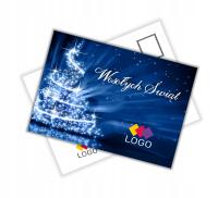 Kartki Świąteczne Pocztówki Widokówki dla firm biznesowe z logo + projekt