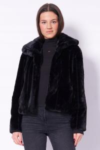 Futro czarne GUESS W0BL0N WDCH0 S