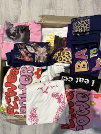 Paczka 50 koszulek bawełnianych – rozmiary m, zwroty konsumenckie, zysk