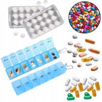 ЯЩИК ДЛЯ ХРАНЕНИЯ КОНТЕЙНЕР ОРГАНАЙЗЕР КОРОБКА ДЛЯ ЛЕКАРСТВ ТАБЛЕТКИ 7 ДНЕЙ ЕЖЕНЕДЕЛЬНО