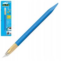 Skalpel nóż precyzyjny NÓŻ MODELARSKI + 5 ostrzy NOŻYK NIEBIESKI OLFA AK-5