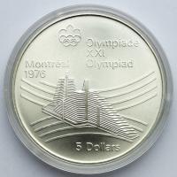 Kanada, 5 dolarów 1976, Igrzyska, Montreal, Wioska Olimpijska, st. 1