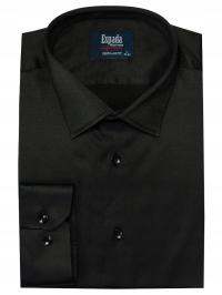 Элегантная мужская рубашка regular Black R. 2XL-45/46