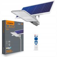 Светодиодный уличный фонарь VIDEX 100 Вт, солнечная панель, датчик заката, пульт дистанционного управления