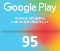 Google Play 95 zł , Karta podarunkowa, Kod, Doładowanie