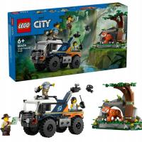 LEGO CITY SAMOCHÓD TERENOWY AUTO TERENOWE BADANIE TERENU TYGRYS ZESTAW