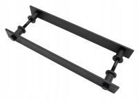 ANTABA РАЗДВИЖНЫЕ ДВЕРИ ЧЕРДАК РУЧКА РУЧКА ДВУСТОРОННЯЯ 35,6 СМ ЧЕРНЫЙ 2ШТ