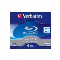 Blu-Ray mini 8cm Verbatim BD-R 7,5GB 60min