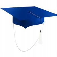 Biret Birety Dla Dzieci Na Pasowanie Ucznia Przedszkolaka Granatowy 1szt