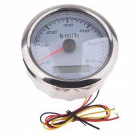 Licznik Prędkości do Łodzi 85mm km/h Stal 316L Chromowany