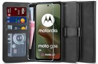 Etui z klapką CosmoTel do Motorola Moto G56 czarny