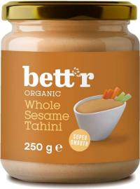 Био тахини цельнозерновая кунжутная паста 100% 250 г