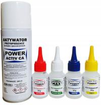 SUPER GLUE CA 80g KLEJE CYJANOAKRYLOWE + AKTYWATOR