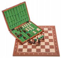 SQUARE-набор деревянных шахмат - № 5 красное дерево люкс