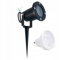 Lampa ogrodowa REFLEKTOR + GU10 3W led 230V