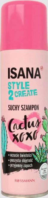 ISANA Love Your Style Suchy szampon do włosów, Cactus Xoxo 200ml