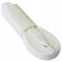 Шнурки шнурки плоские широкие 10 мм белые 120 см например для кроссовок