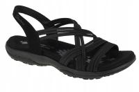 Skechers sandały damskie Skechers Reggae Slim Simply Stretch Sandals płaski obcas