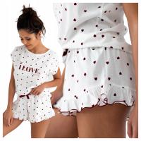 Sensis piżama damska bawełna biały