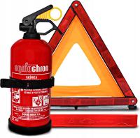 Огнетушитель огнетушитель 1 кг с вешалкой предупреждающий треугольник утверждение E27