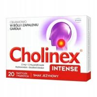 Cholinex Intense 2,5 mg+1,2 mg, jeżyna 20 tabletek Data ważności: 01/2025