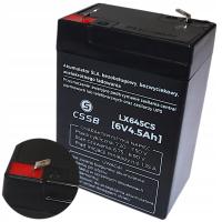 Akumulator Lamex 6 V 4,5 Ah