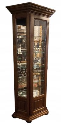 Витрина в деревенском стиле дуб 197 см