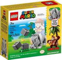 KLOCKI LEGO SUPER MARIO 71420 NOSOROŻEC RAMBI NA PREZENT DLA DZIECKA +TORBA