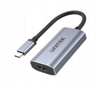 Adapter Unitek USB-C - HDMI 2.1 8K 60Hz 15cm ALU
