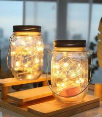 LED Solar Mason Jar słoik lampka 4szt