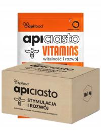 Ciasto dla pszczół Apiciasto Vitamins APIFOOD z witaminami 10 x 1kg