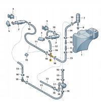Audi OE 1J0955665A łącznik węża spryskiwaczy